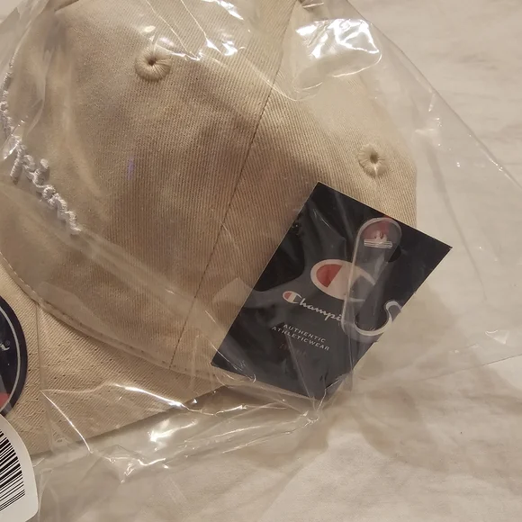 Champion Cream Unisex Cap NWT - Picture 4 of 5